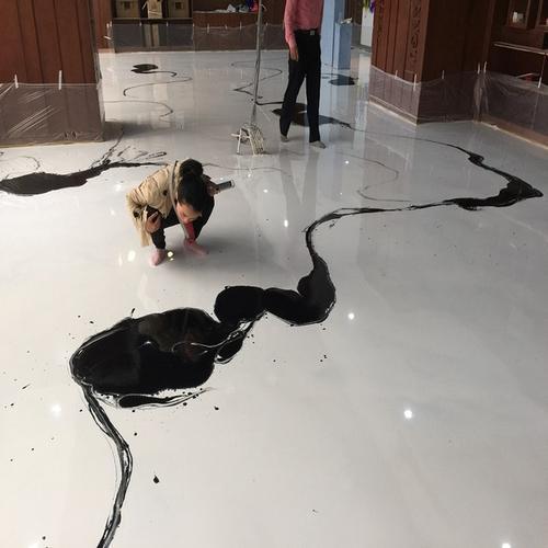 水墨画地坪