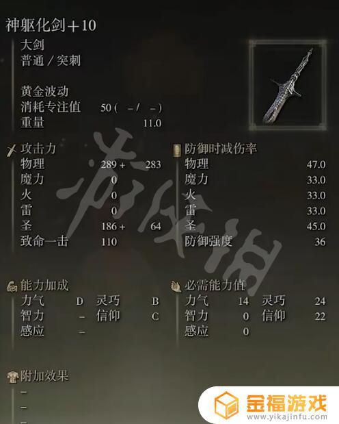 艾尔登法环神躯化剑在哪里 艾尔登之环