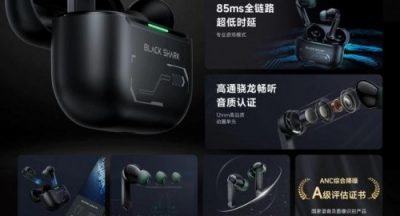 纯洁低推迟，黑鲨TWS蓝牙耳机降噪版399元起