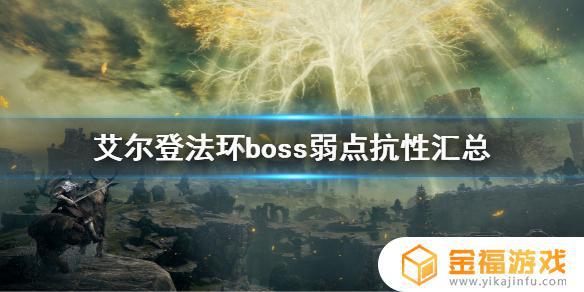 艾尔登法环boss抗性 艾尔登法环pvp
