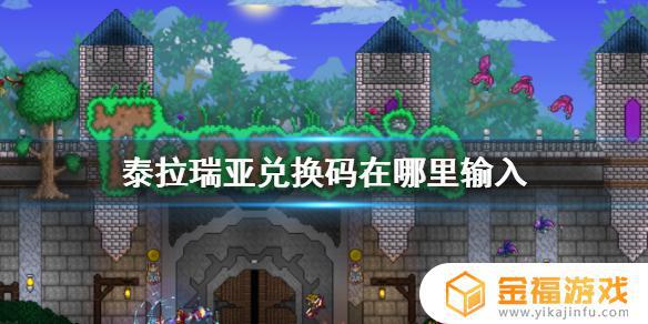 泰拉瑞亚代码在哪里输入 泰拉瑞亚怎么输入代码
