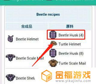 泰拉瑞亚中如何做甲虫套 泰拉瑞亚怎么做甲虫套