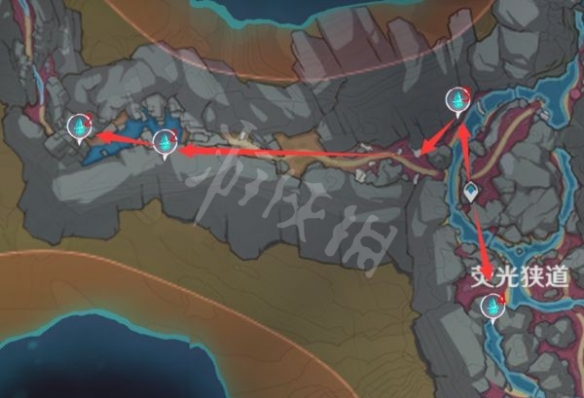 《原神》水晶矿石在哪搜集？层岩巨渊水晶矿石搜集道路共享  第12张
