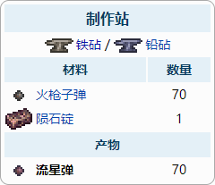 泰拉瑞亚巨兽子弹如何合成 泰拉瑞亚子弹怎么合成