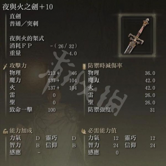 《艾尔登法环》夜与火之剑怎样玩？夜与火之剑玩法引荐  第2张